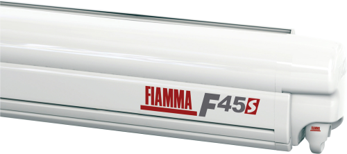 Fiamma F45s Wandmarkise 425 cm (Polar White / Royal Blue) - Kassettenmarkisen