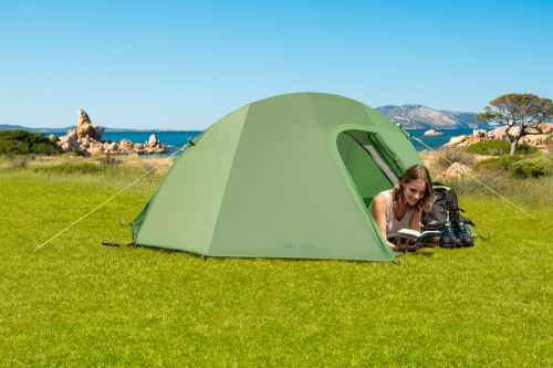 Mountain Guide Nola II Alu Trekkingzelt dunkelgrün für 2 Personen - 2-Personen Zelte