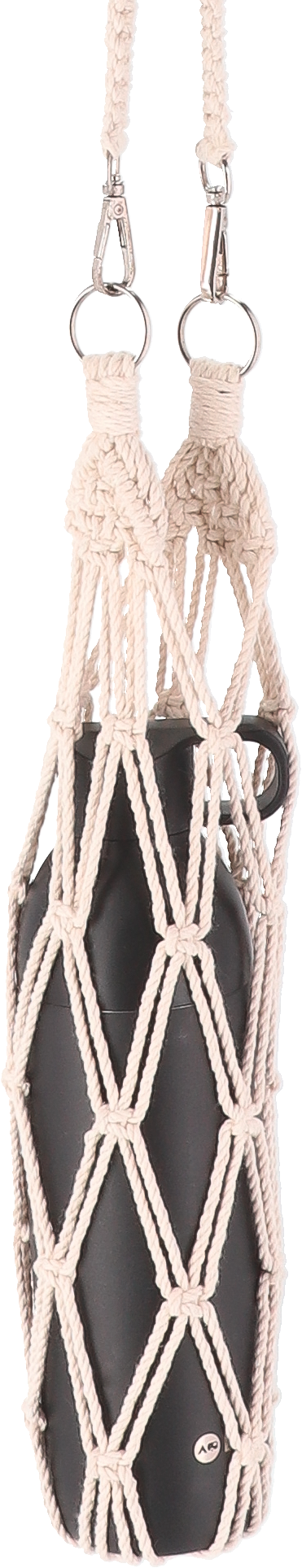 Camplife Makramee Flaschenhalter mit Karabiner für 1 Liter Flaschen - Ordnungssysteme