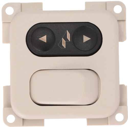 Inprojal System 10.000 Kombinationsschalter hellgrau - Schalter, Taster & Rahmen