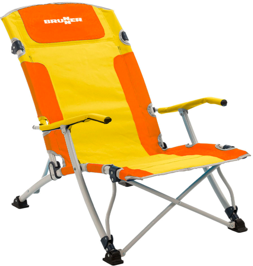 Brunner Bula XL Strandstuhl gelb/orange - Strandstühle