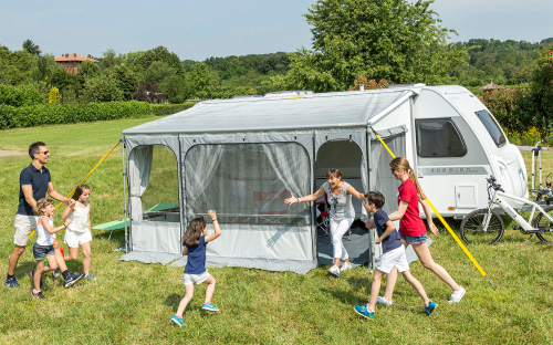 Fiamma Caravanstore ZIP XL Vorzelterweiterung für Sackmarkise 280 cm - Markisenvorzelte & Wände