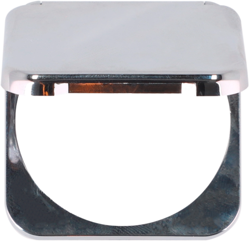 Inprojal System 10.000 Klappdeckel federunterstützt für Steckdose silber hochglänzend glatt - Schalter, Taster & Rahmen