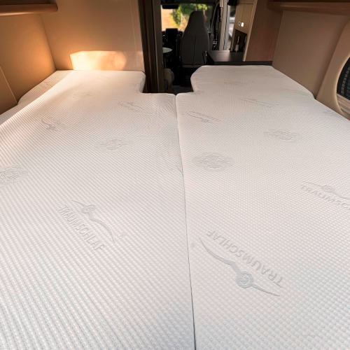 Bettwaren-Shop Traumschlaf Premium Gelschaum Topper passend für Malibu Van 640 ab Modelljahr 22/23 / 2-teiliges Set - Matratzen