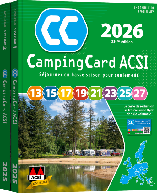 ACSI Campingführer 2026 mit CampingCard Ermäßigungskarte französisch  - Campingführer