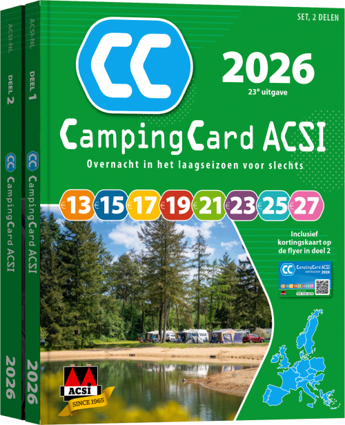 ACSI Campingführer 2026 mit CampingCard Ermäßigungskarte niederländisch - Campingführer