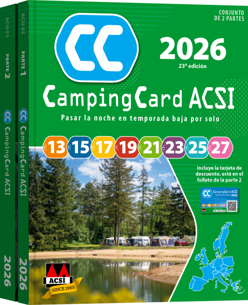 ACSI Campingführer 2026 mit CampingCard Ermäßigungskarte spanisch - Campingführer