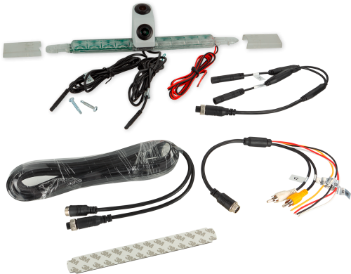 ACV Hella Rückfahrkamera 3. Bremsleuchte Dual-View für Wohnmobil weiß - Rückfahrkameras & Rückfahrsysteme