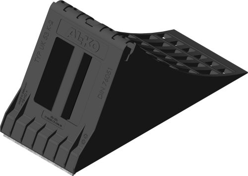 AL-KO UK 53 K-2 Unterlegkeil mit Gleitschutz schwarz - Stufen- & Ausgleichskeile