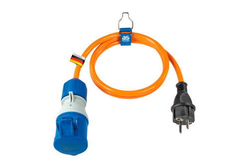 AS Schwabe Adapterleitung Stecker 1,5 m - CEE-Kabel von AS-Schwabe