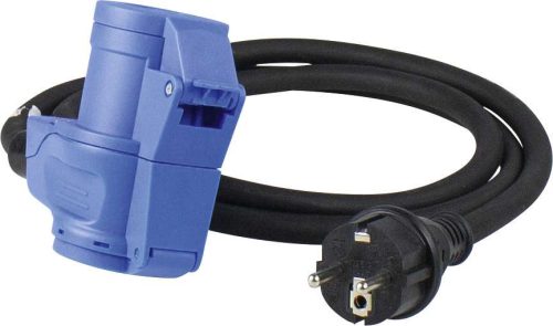 AS Schwabe Adapterleitung mit Schutzkontaktstecker und CEE Kombi-Kupplung 3-polig - CEE-Kabel von AS-Schwabe