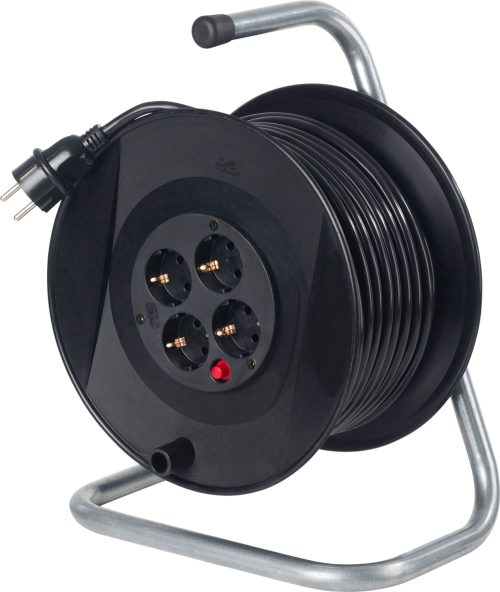 AS-Schwabe Kabeltrommel mit Thermoschutzschalter 25 Meter - Kabeltrommeln & Verlängerungskabel