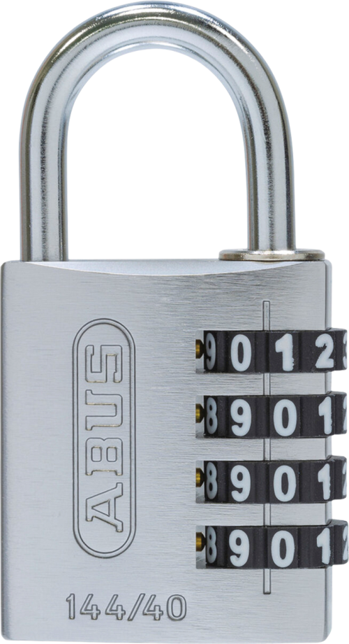 Abus Zahlenschloss B/DFNLI 144/40 silber - Vorhängeschlösser & Verriegelungen