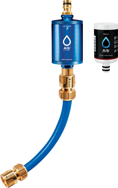 Alb Filter MOBIL Nano Trinkwasserfilter - Mit GEKA Anschluss - Blau - Trinkwasseraufbereitung