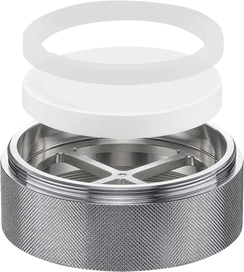 Alb Filter Protect mit Wechselpad Edelstahl Edelstahl Natur - Trinkwasseraufbereitung