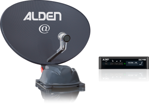 Alden AS2@ 60 Satellitenanlage Platinium mit S.S.C HD-Steuermodul und integrierter LTE-Antenne - Camping-Sat-Anlagen