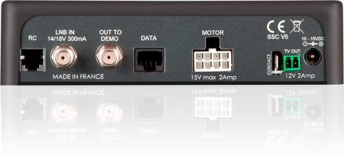 Alden AS2@ 60 Satellitenanlage Ultrawhite mit S.S.C HD-Steuermodul und integrierter LTE-Antenne - Camping-Sat-Anlagen