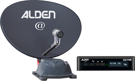 Alden AS2@ 80 HD vollautomatische Satellitenanlage Platinium inkl. S.S.C. HD Steuermodul und LTE Antenne - Camping-Sat-Anlagen