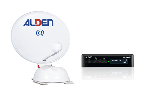 Alden AS4@ 60 SKEW / GPS Satellitenanlage Ultrawhite inkl. S.S.C. HD-Steuermodul receiverunabhängig - Camping-Sat-Anlagen