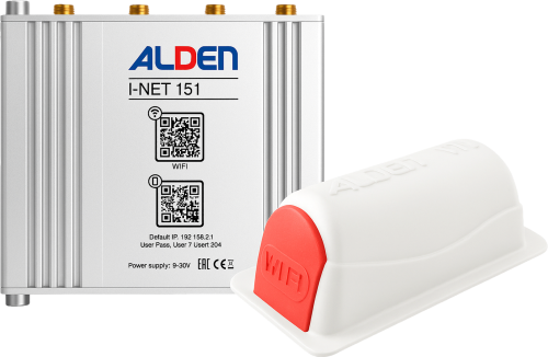 Alden Pack-INET-4G LTE-Router-Set inkl. Dachantenne und bis zu 300 Mbps Ultrawhite - Router-Sets