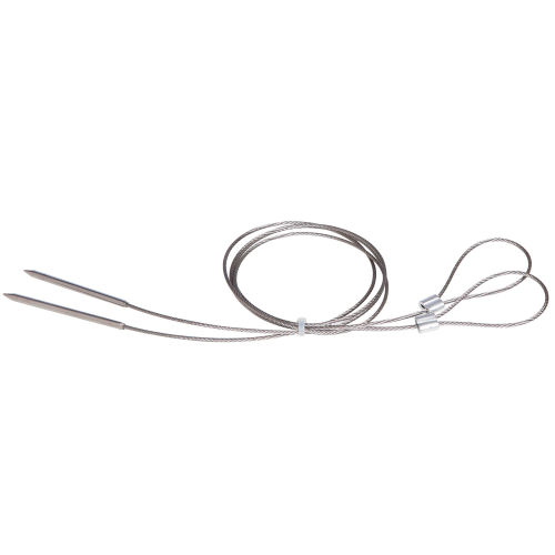 All Grill Flexibles Schaschlikdraht / Grilldraht 2 Stück Edelstahl 72 cm  - Sonstiges Grillzubehör