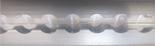 Alu-Zurrschiene halbrund (2000 x 50 x 11,5 mm) - sonstiges Zubehör von Zurrschienen.com