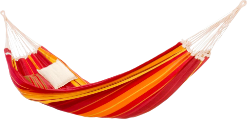 Amazonas Hängematte Gigante lava 300 x 200 cm rot/orange - Hängematten