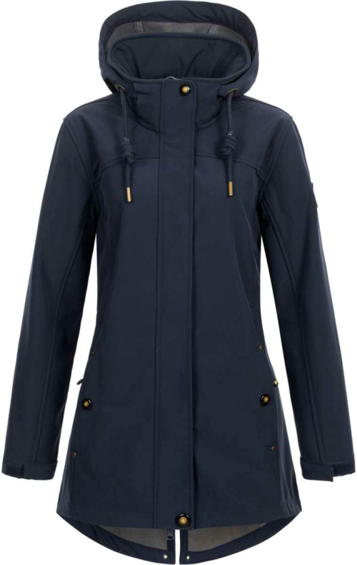 Ankerglut Ankerglutbrise Softshellmantel Damen dunkelblau 48 - Damenjacken