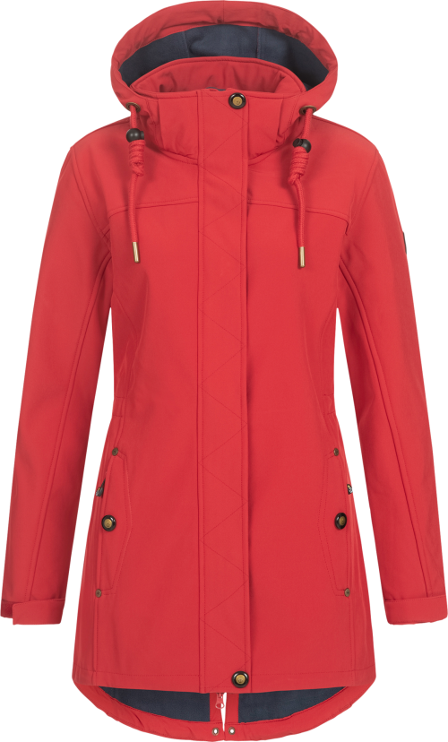 Ankerglut Ankerglutbrise Softshellmantel Damen rot 48 - Damenjacken