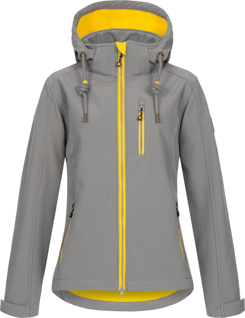 Ankerglut Ankerglutfreude Softshelljacke Damen  dunkelgrau 38 - Damenjacken
