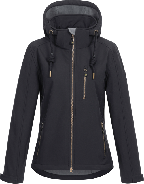 Ankerglut Ankerglutfreude Softshelljacke Damen  schwarz 38 - Damenjacken