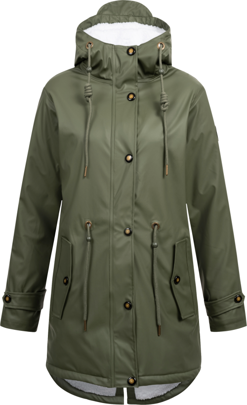 Ankerglut Ankergluttraum Regenmantel Damen olive 42 - Damenjacken