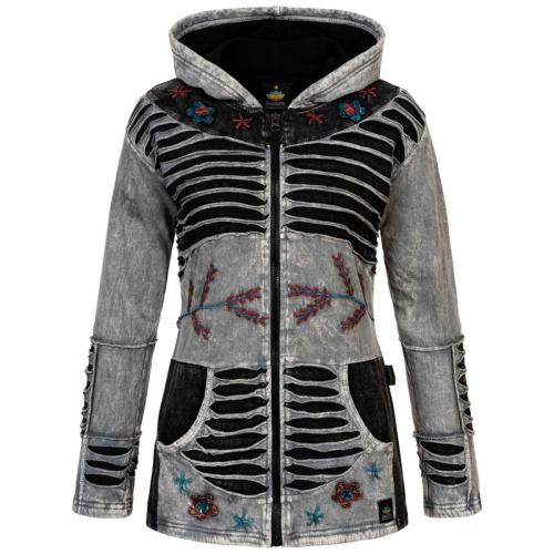 Ankerglut Nepalharmonie Damenjacke dunkelgrau 38 - Damenjacken