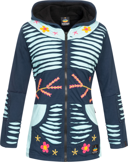 Ankerglut Nepalliebe Damenjacke blau 44 - Damenjacken