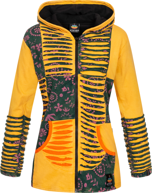 Ankerglut Nepalliebe Damenjacke gelb 40 - Damenjacken