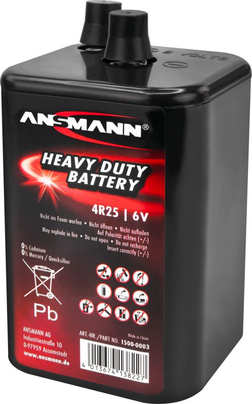 Ansmann Zink-Kohle Batterie 4R25 6 V / 9.000 mAh - Kleinbatterien