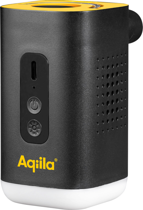 Aqiila Airbird C2 tragbarer Kompressor mit integrierte Campinglampe - Luftpumpen