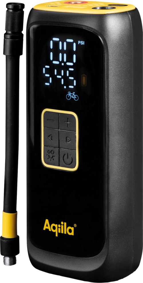 Aqiila Airbird C4 tragbarer Kompressor Luftpumpe integriert mit Powerbank und LED-Taschenlampe 4000 mAh Akku - Luftpumpen