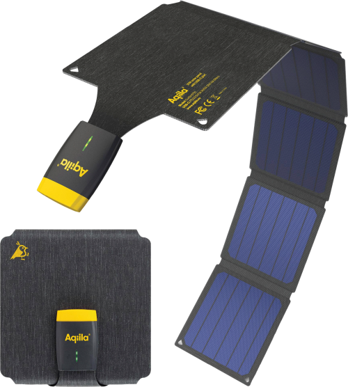 Aqiila Sunbird tragbares Solar Ladegerät Monokristallin 21 W - Solarmodule