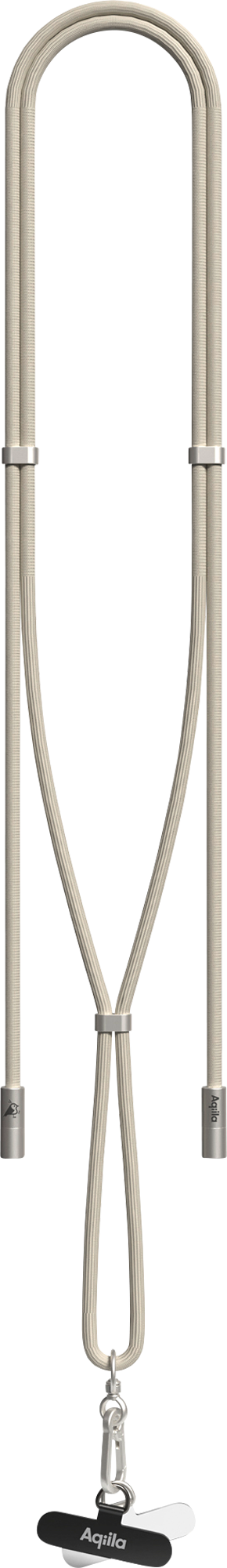 Aqila Lanyard Power Cable Smartphone-Trageband mit USB-C 60 W sand - Sonstiges 12 / 24 V Zubehör von Aqiila