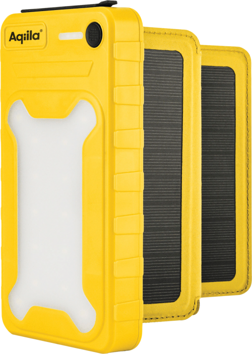 Aqilla Powerbird Solar Powerbank 20 W gelb 20000 mAh - Powerbanks von Aqiila