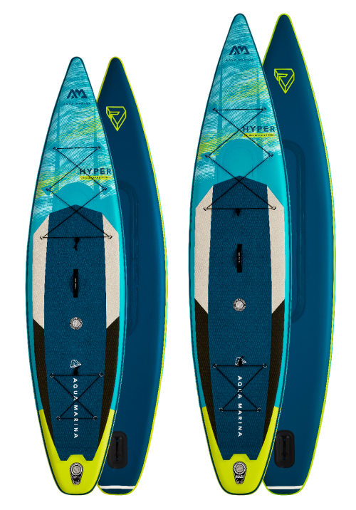 Aqua Marina Hyper Stand Up Paddling SUP-Board Set 5 teilig 350 cm - Schlauchboote, Kajaks & SUP-Boards