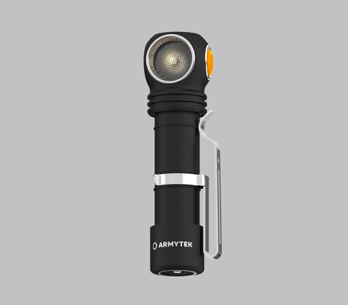 Armytek Wizard C2 Pro Magnet USB Multifunktionstaschenlampe mit Anzeige von Temperatur / Ladezustand / Status schwarz - LED Campingleuchten