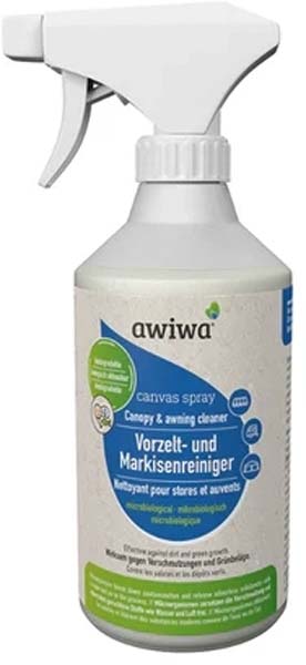 Awiwa canvas Vorzelt-und Markisenreiniger 0,5 Liter - Imprägnieren, Reinigen, Pflegen