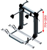 BR-Systems Bike Lift Offroad Black Edition Fahrradträger kurz - Heck-Fahrradträger