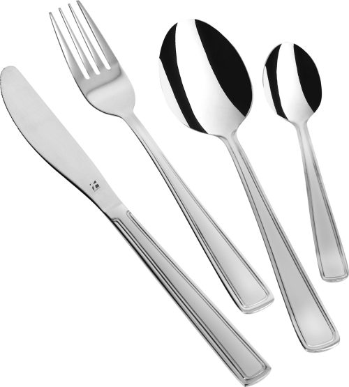 B/R/K Edelstahl Besteckset Budapest 24 teilig - Campingbesteck