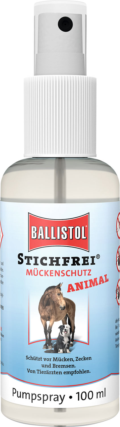 Ballistol Stichfrei Mückenschutz für Tiere 100 ml - Insektenabwehr & Mückenschutz