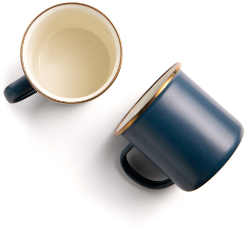 Barbones Enamel emailliertes Becherset 2 teilig 500 ml - Becher & Tassen von Barebones