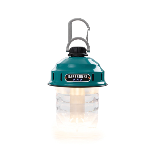 Barebones Beacon Hängeleuchte wiederaufladbar 220 Lumen light teal - LED Campingleuchten