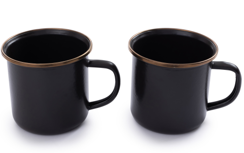 Barebones Becher 2 Stück 9,5 x 9,5 x 8,9  charcoal - Becher & Tassen